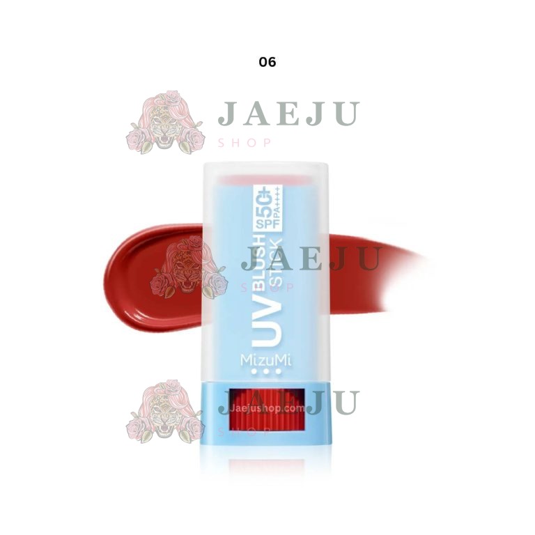 Mizumi UV Blush Stick SPF50+ PA++++ มิซึมิ บลัชสติ๊ก 4g - 06. Bloody Berry บลัดดี้ เบอร์รี่