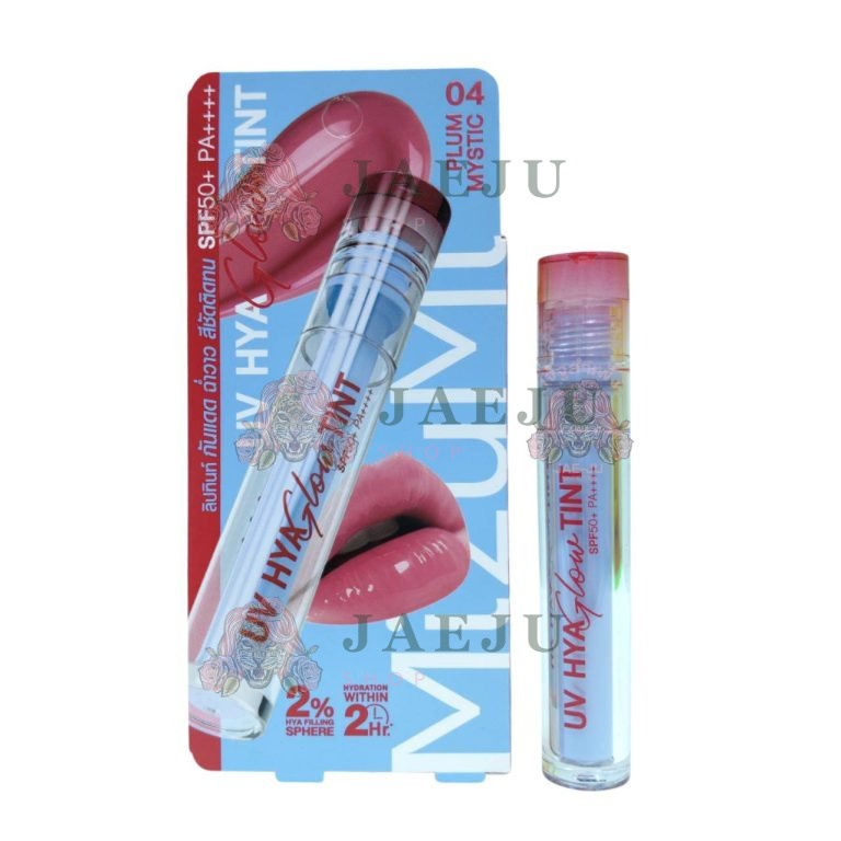 MizuMi UV Hya Glow Tint SPF50+ PA++++ 2.5 ml  มิซึมิ ยูวี ไฮยา โกลว์ ทินท์ - 04. 04 PLUM MYSTIC พลัม มิสติก