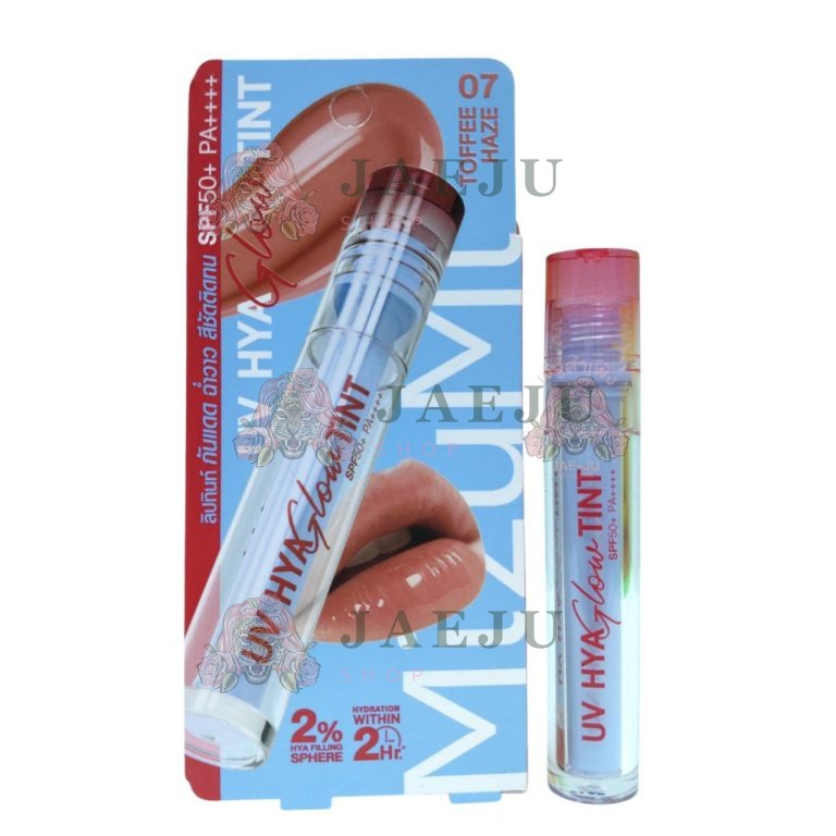 MizuMi UV Hya Glow Tint SPF50+ PA++++ 2.5 ml  มิซึมิ ยูวี ไฮยา โกลว์ ทินท์ - 07. 07 TOFFEE HAZE ทอฟฟี่ เฮซ