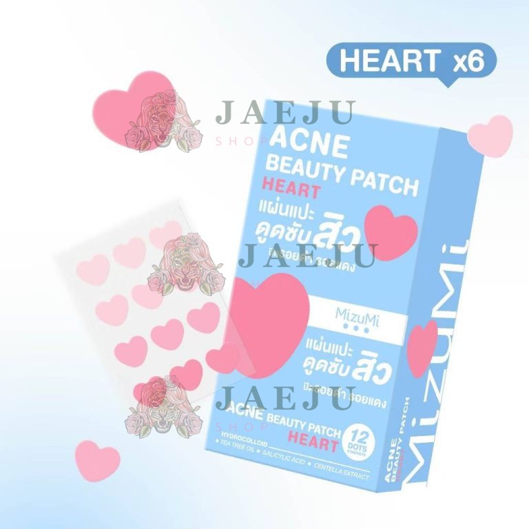 Mizumi Acne beauty patch มิซึมิ แอคเน่ บิวตี้ แพทซ์ 12mm - 03. Heart