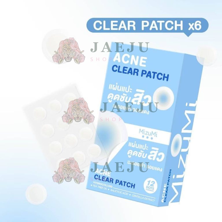 Mizumi Acne beauty patch มิซึมิ แอคเน่ บิวตี้ แพทซ์ 12mm - 06. Clear patch