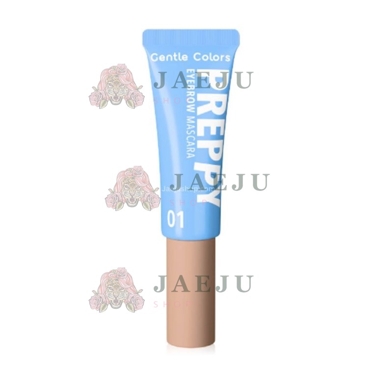 Gentle Colors Preppy Eyebrow Mascara เจนเทิล คัลเลอร์ มาสคาร่าคิ้ว 4g - 01. Beige เบจ