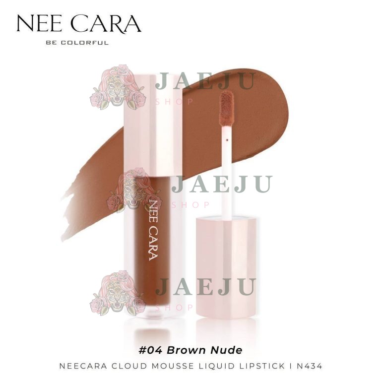 N434 Nee cara cloud mousse liquid lipstick นีคาร่า คลาวด์ มูสลิปสติก 3g - เบอร์04