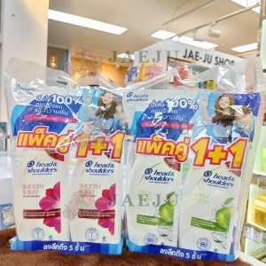 Head&shoulders anti-dandruff shampoo แชมพู เฮด แอน โชว์เดอร์ 370ml.x2pcs