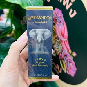 Elephant oil original hot formula น้ำมันนวดสมุนไพร ช้าง