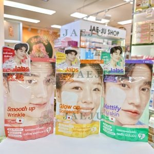 Jabs pre makeup pad แจ๊บส์ พรี เมคอัพ แพด (แบบห่อ) 7sheet x4/28 sheets