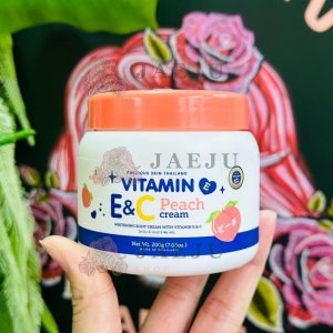 Precious skin vitamin e & c peach body cream เพรชเชิส สกิน วิตตามิน อี แอนด์ ซี พีชครีมบำรุงผิว