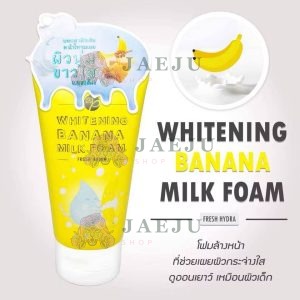 DR.P Whitening banana milk foam with hyaluron ไวเทนนิ่งโฟมนมกล้วยผสมไฮยาลูรอน 100ml
