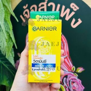 Garnier bright complete vitamin c sleeping mask การ์นิเย่ ไบร์ท คอมพลีท วิตามินซี สลีปปิ้ง มาส์ก