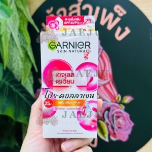 Garnier skin naturals ageless radiance pro-collagen serum cream การ์นิเย่ สกิน แนทเชอรัลส์ เอจเลส เรเดี้ยน โปร-คอลลาเจน เซรั่ม ครีม