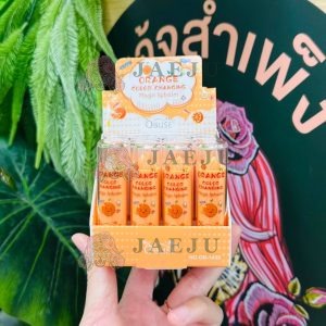 Obuse orange color changing magic lip balm