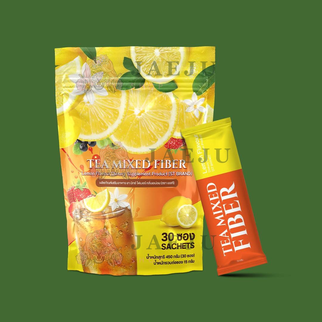 TEA mixed lemon flavour dietary supplement product(ST brand) ผลิตภัณฑ์ เสริมอาหาร ชา มิกซ์ กลิ่นเลม่อน