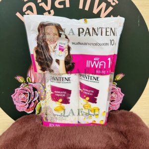 Pantene pro-vitamin shampoo แพนทีน โปร-วิตามิน แชมพูสีชมพู1+1