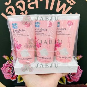 Shokubutsu monogatari facial whip foam 99% cleansing lngedients from plants โซกุบุสชึโมโนกาตาริ วิปโฟมล้างหน้า