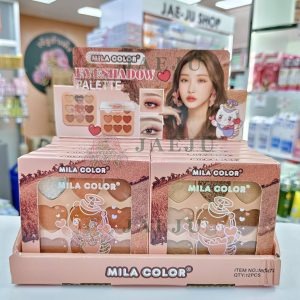 MC 5072 Mila color eyeshadow palette มิลา คัลเลอร์ ฮาร์ท อายแชโดว์ 12pcs
