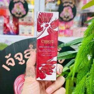 FS CIBIO'2 red wine lime anti wrinkles moisturizing hand cream (red wine lime) ซีบีโอทู แอนด์ ริงเคิล มอยซ์เจอไรซิ่ง แฮนด์ ครีม (เรด ไวน์ ไลม์)