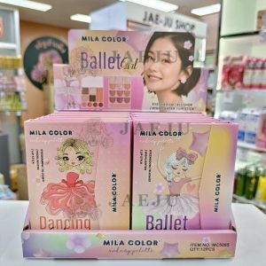 MC5085 Mila color eyeshadow /blusher มิลา คัลเลอร์ เมคอัพ พาเลท 12pcs