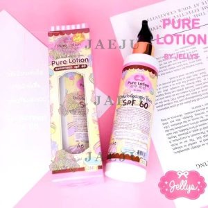 Jellys Pure lotion sunscreen spf60 เพียวโลชั่นเจลลี่ เอสพีเอฟ60
