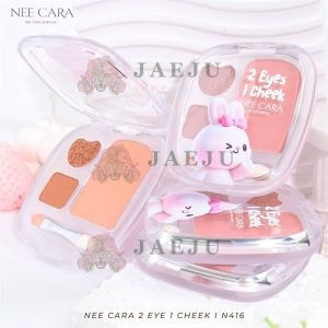 N416 Nee cara 2eyes 1 cheek นี คารา บี คัลเลอร์ฟูล2 อายส์ 1ชีค 1+1+4.5g