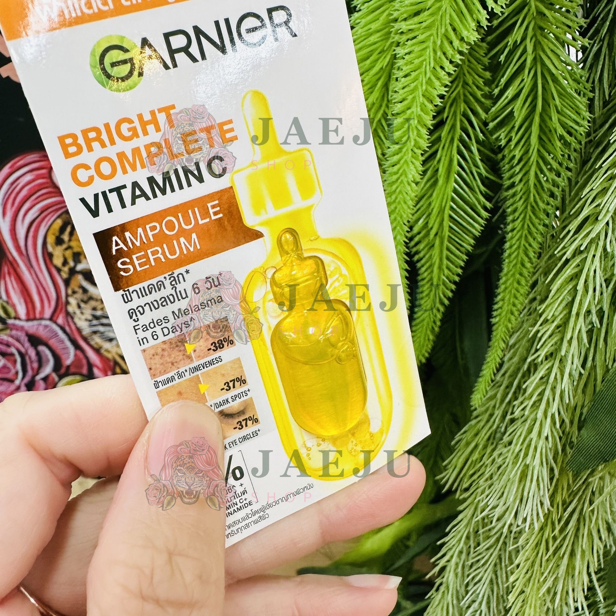 Garnier bright complete vitamin c ampoule serum การ์นิเย่ ไบร์ท เซรั่ม - Image 5