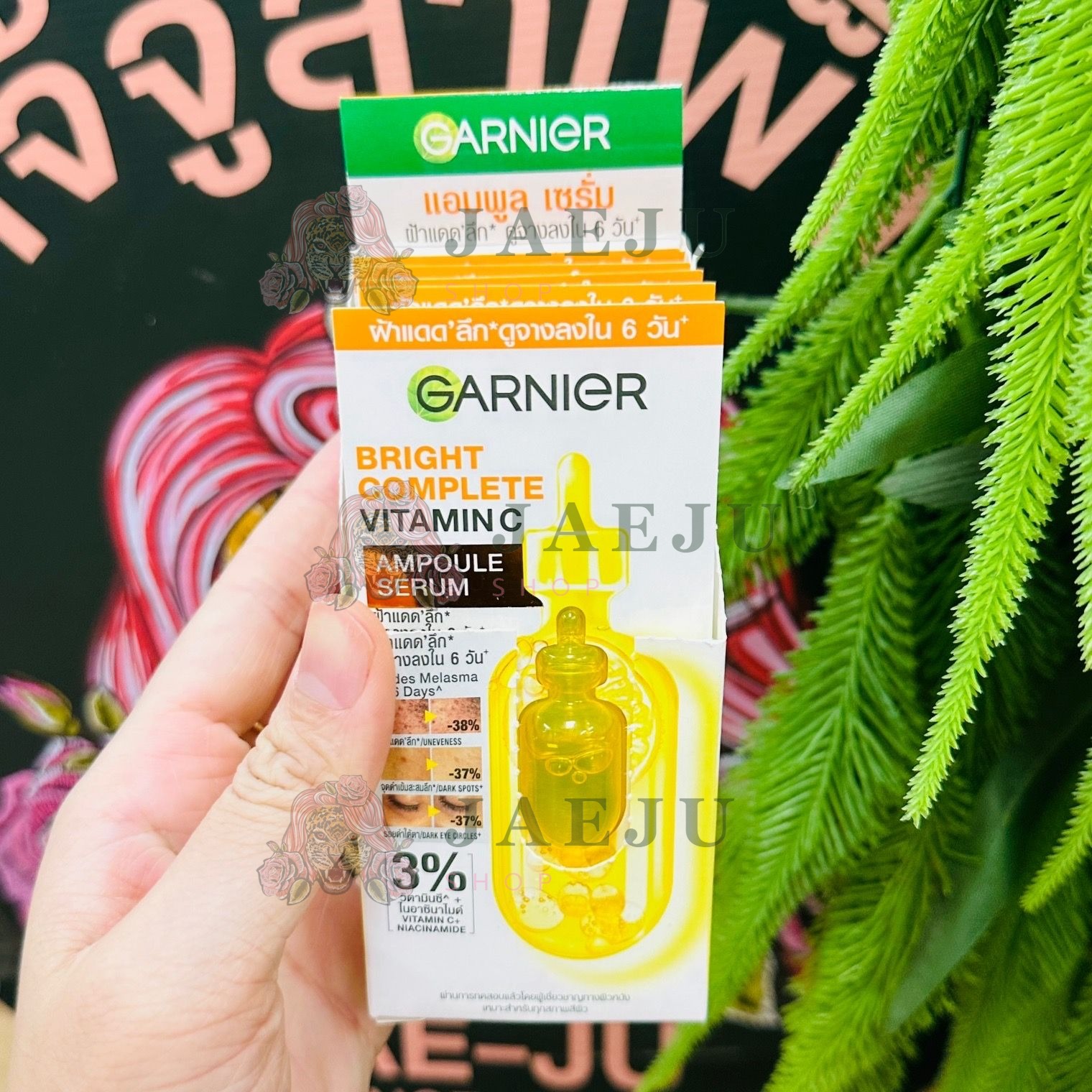 Garnier bright complete vitamin c ampoule serum การ์นิเย่ ไบร์ท เซรั่ม - Image 4