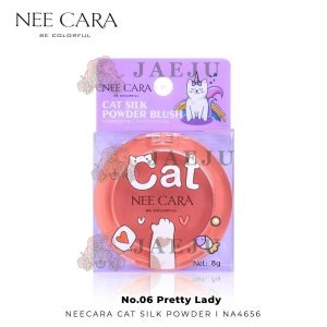 Nee cara cat silk powder blush นีคาร่า แคท ซิลค์ พาวเดอร์ บลัช