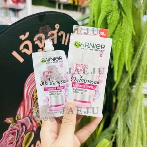 Garnier skin naturals sakura glow 30x hyaluron booster serum การ์นิเย่ ซากุระ โกลว์ 30x ไฮยาลูรอน บูสเตอร์ เซรั่ม 7.5gx6pcs