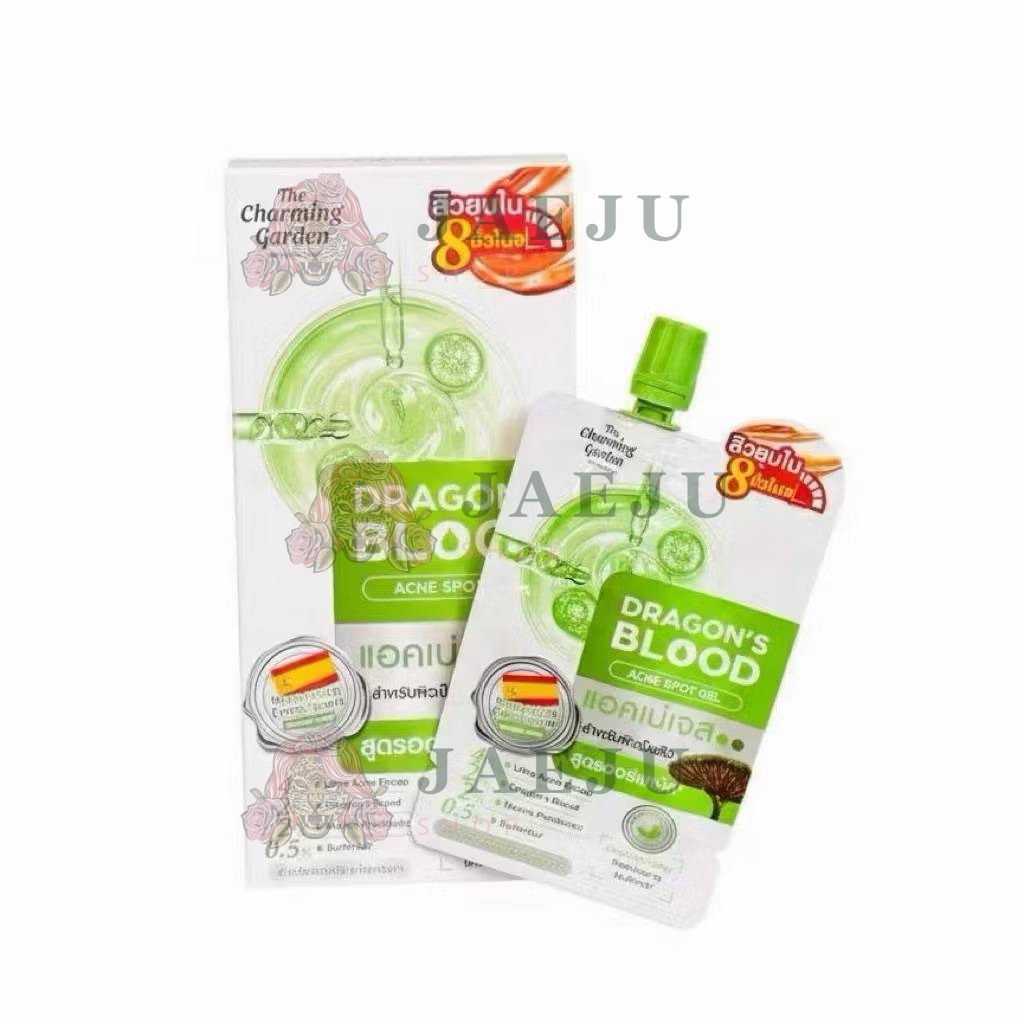 The charming garden dragon's blood acne spot gel. เดอะ ชาร์มมิ่ง การ์เด้น ดราก้อน บลัช แอคเน่ สปอต เจล 7gx6pcs - Image 5