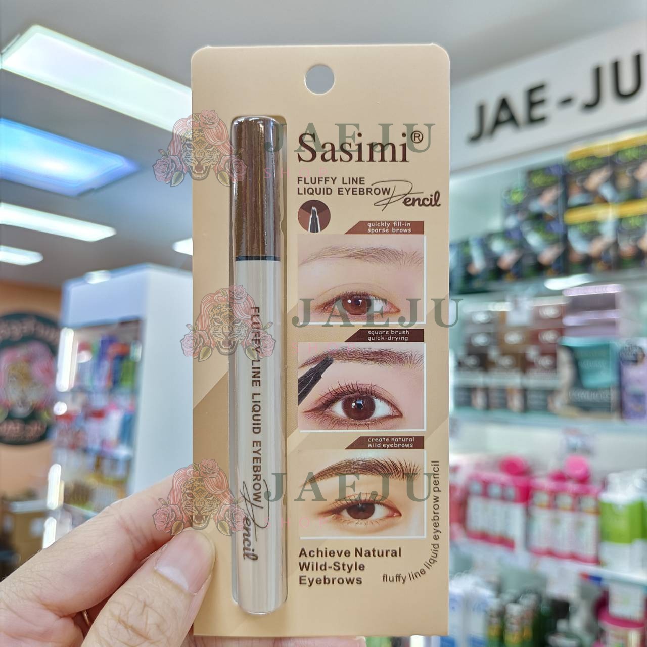 S92020 Sasimi fluffy line liquid eyebrow pencil ซาซิมิ ฟลัฟฟี่ ไลน์ ลิควิด อายโบรว์ เพนซิล 0.6ml. - Image 4
