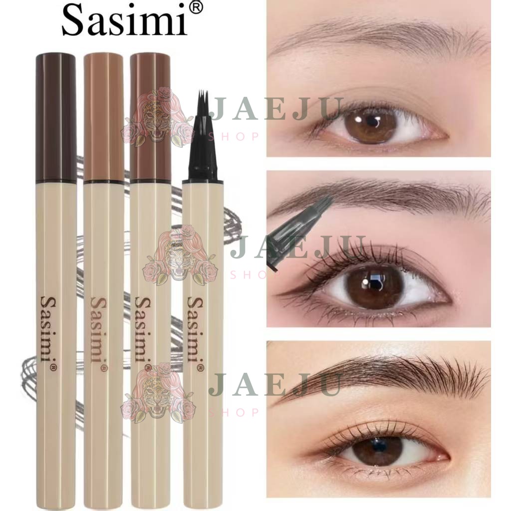 S92020 Sasimi fluffy line liquid eyebrow pencil ซาซิมิ ฟลัฟฟี่ ไลน์ ลิควิด อายโบรว์ เพนซิล 0.6ml. - Image 8