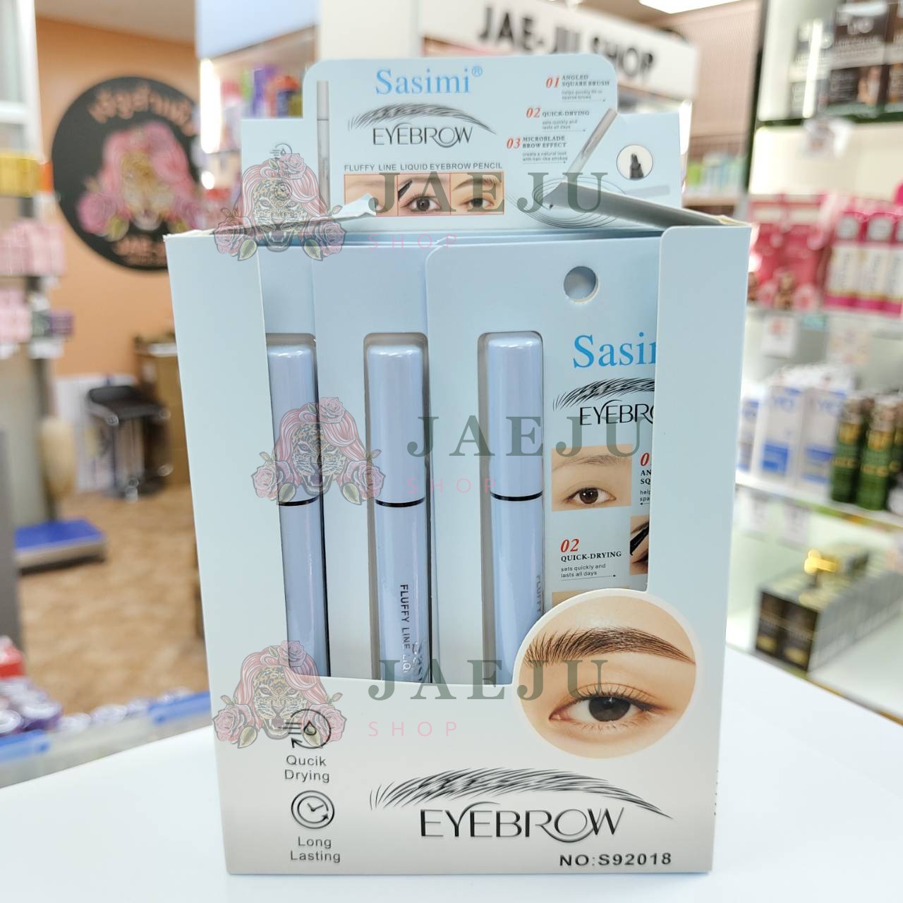 S92018 Sasimi fluffy line liquid eyebrow pencil ซาซิมิ ฟลัฟฟี่ ไลน์ ลิควิด อายโบรว์ เพนซิล 0.6ml. - Image 2