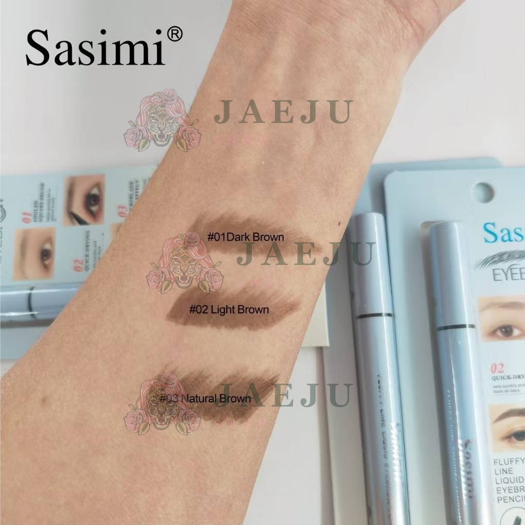 S92018 Sasimi fluffy line liquid eyebrow pencil ซาซิมิ ฟลัฟฟี่ ไลน์ ลิควิด อายโบรว์ เพนซิล 0.6ml. - Image 11