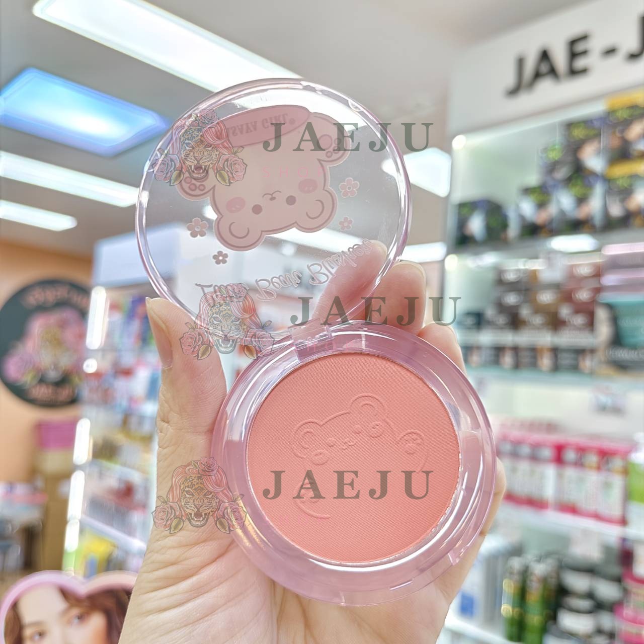 JH-3852 Hasaya girl litte bear blusher ฮาซายา เกิร์ล ลิตเติ้ล แบร์ บลัชเชอร์ 5gx24pcs - Image 3