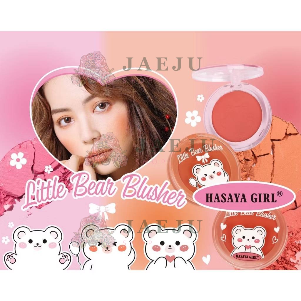 JH-3852 Hasaya girl litte bear blusher ฮาซายา เกิร์ล ลิตเติ้ล แบร์ บลัชเชอร์ 5gx24pcs - Image 10