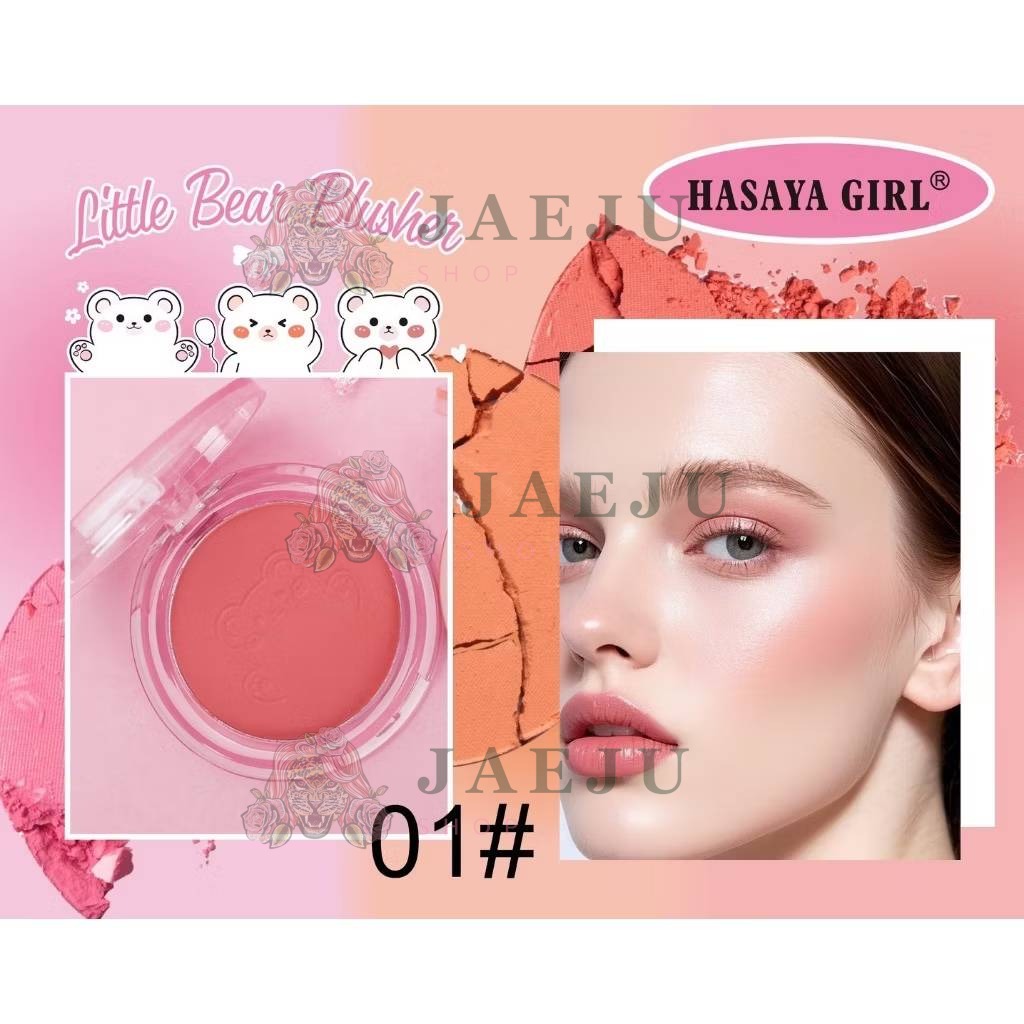 JH-3852 Hasaya girl litte bear blusher ฮาซายา เกิร์ล ลิตเติ้ล แบร์ บลัชเชอร์ 5gx24pcs - Image 11
