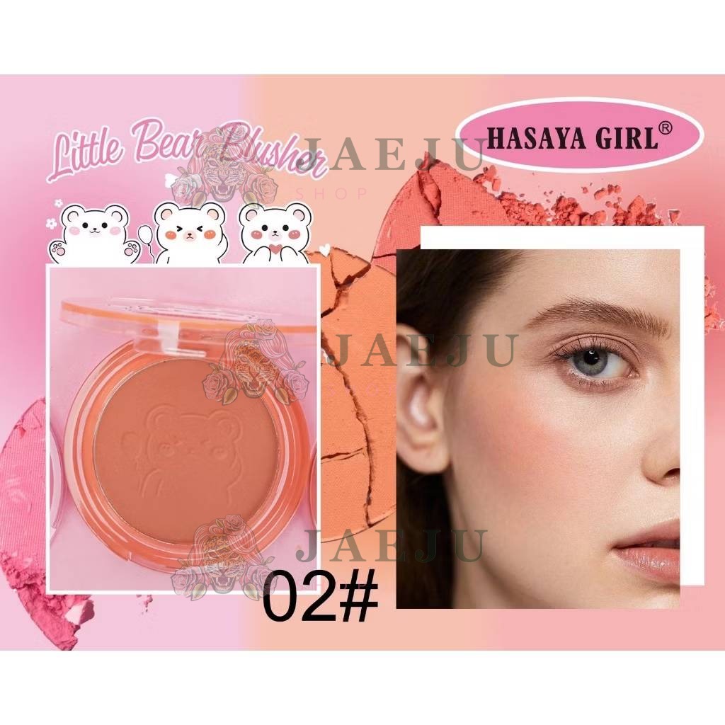 JH-3852 Hasaya girl litte bear blusher ฮาซายา เกิร์ล ลิตเติ้ล แบร์ บลัชเชอร์ 5gx24pcs - Image 12
