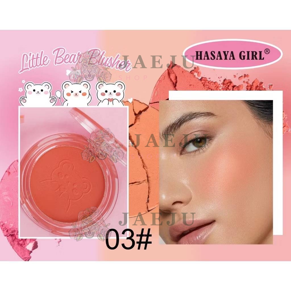 JH-3852 Hasaya girl litte bear blusher ฮาซายา เกิร์ล ลิตเติ้ล แบร์ บลัชเชอร์ 5gx24pcs - Image 13