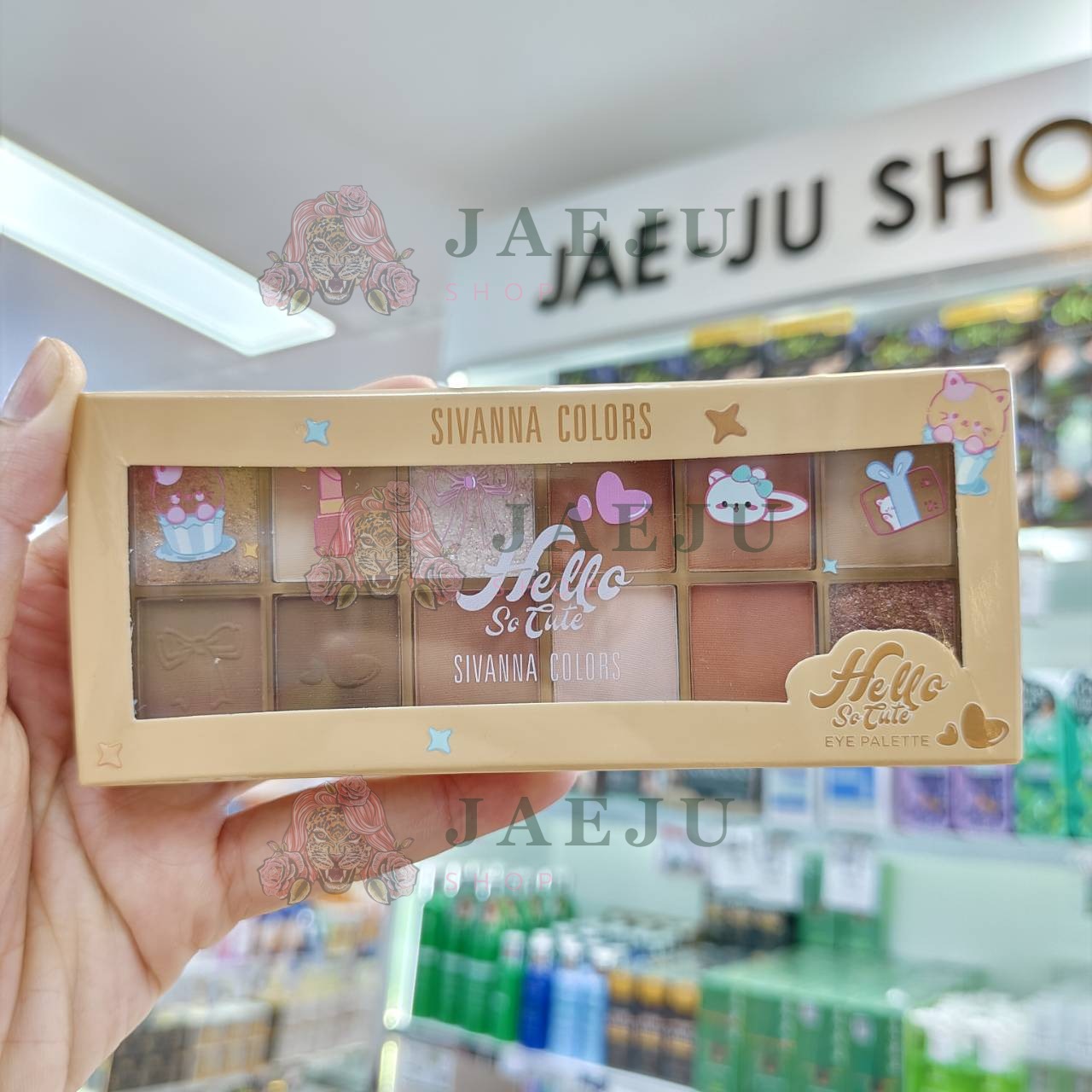 Sivanna colors hello so cute eye palette ซีเวนน่า คัลเลอร์ ฮัลโล โซ คิวท์ อาย พาเลท 1.6x12g. - Image 4