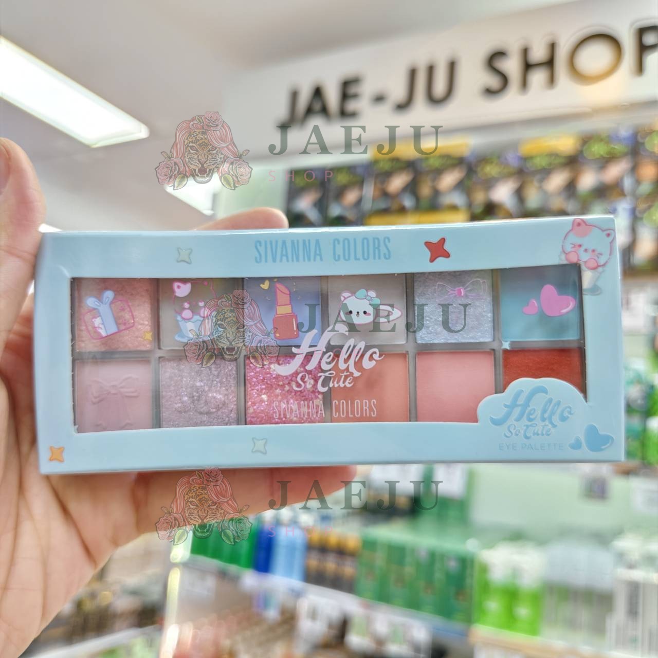 Sivanna colors hello so cute eye palette ซีเวนน่า คัลเลอร์ ฮัลโล โซ คิวท์ อาย พาเลท 1.6x12g. - Image 5