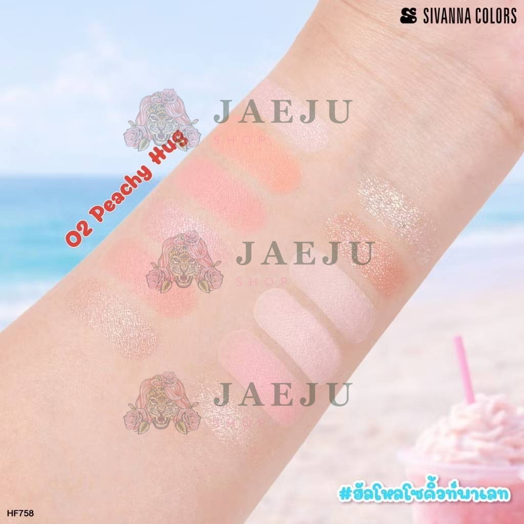 Sivanna colors hello so cute eye palette ซีเวนน่า คัลเลอร์ ฮัลโล โซ คิวท์ อาย พาเลท 1.6x12g. - Image 9