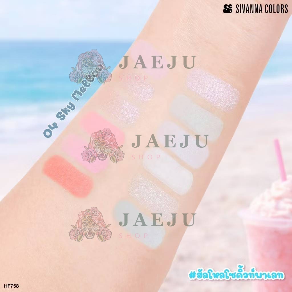 Sivanna colors hello so cute eye palette ซีเวนน่า คัลเลอร์ ฮัลโล โซ คิวท์ อาย พาเลท 1.6x12g. - Image 11