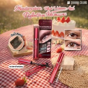 HF219 Sivanna colors masterpiece high volume and defintion mascara ซีเวนน่า คัลเลอร์ส มาสเตอร์พีช ไฮ วอลลุ่ม แอนด์ เดฟฟินิชชั่น 7g.