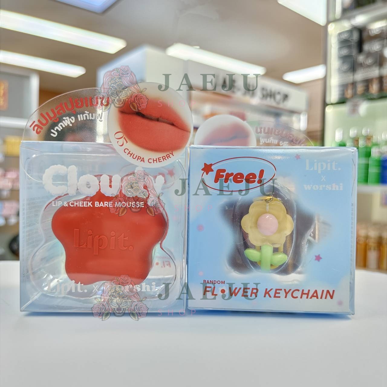 Lipit.x worshi cloudy lip&cheek bare mousse ลิปอิท เอ็กซ์วอชิ เคลาดี้ลิปแอนด์ชีคแบร์มูส 4.5g - Image 13