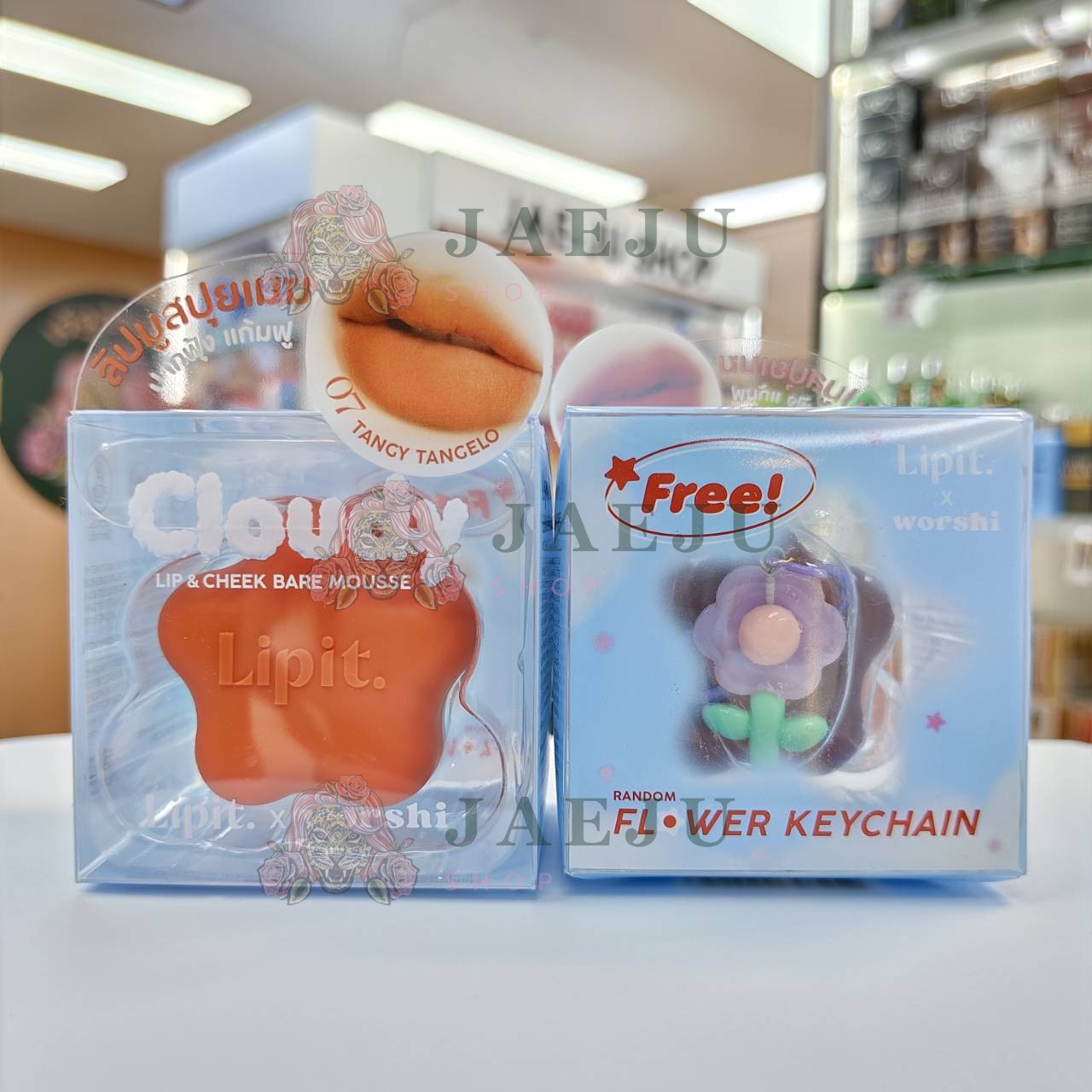 Lipit.x worshi cloudy lip&cheek bare mousse ลิปอิท เอ็กซ์วอชิ เคลาดี้ลิปแอนด์ชีคแบร์มูส 4.5g - Image 17