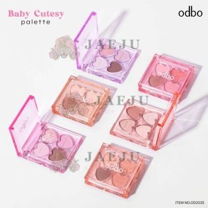 odbo baby cutesy palette โอดีบีโอ เบบี้ คิ้วท์ซี่ พาเลท 1.8g.