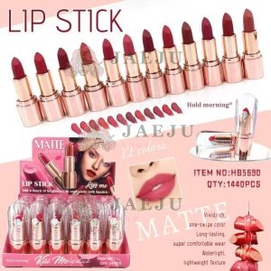 HB5690 Hold morning matte lip stick ลิปสติกฝาใส