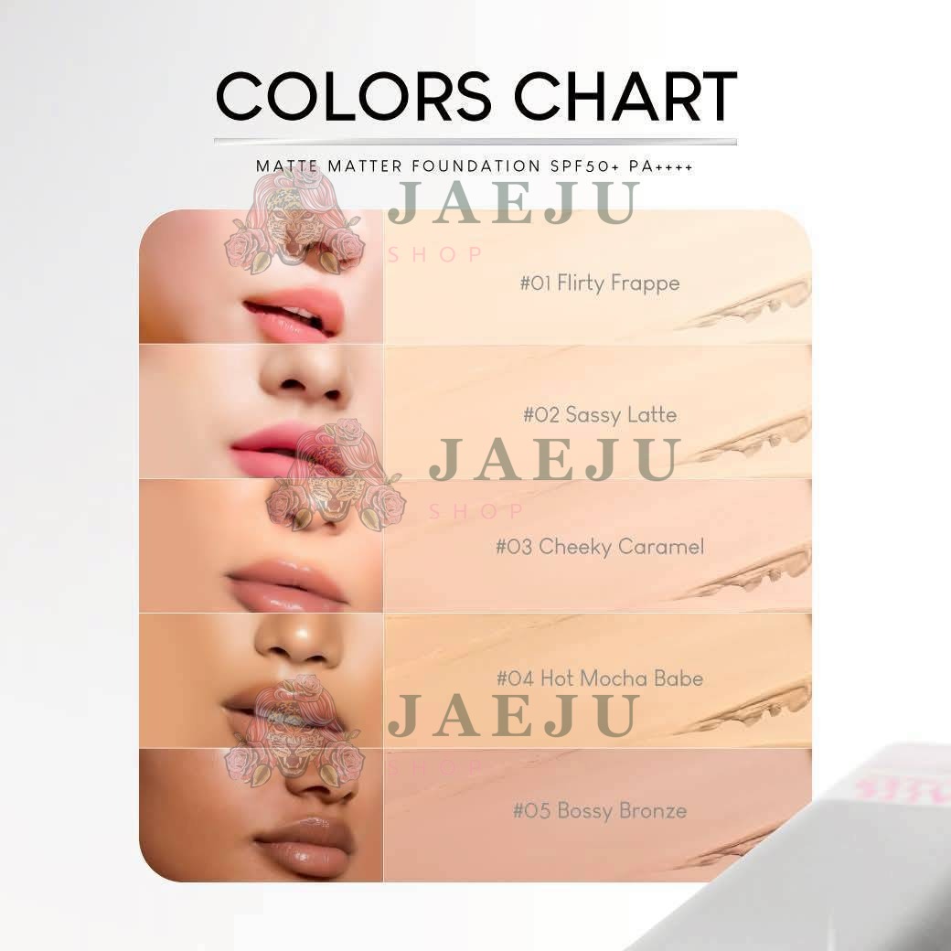 Get skin matte matter foundation spf50+pa++++ เก็ทสกินบายอายตา แมทท์แมทเทอร์ฟาวเดชั่น 20g. - Image 11