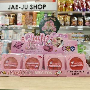 S334 Miss fon blush powder ปัดแก้มฝาใส 24pcs