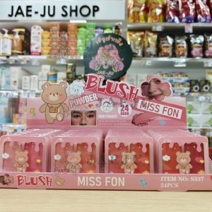 S337 Miss fon blush powder ปัดแก้มฝาใส2ช่อง 24pcs