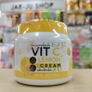 Precious skin vit c lemon body cream วิตซีเลม่อนครีม 200g tofu